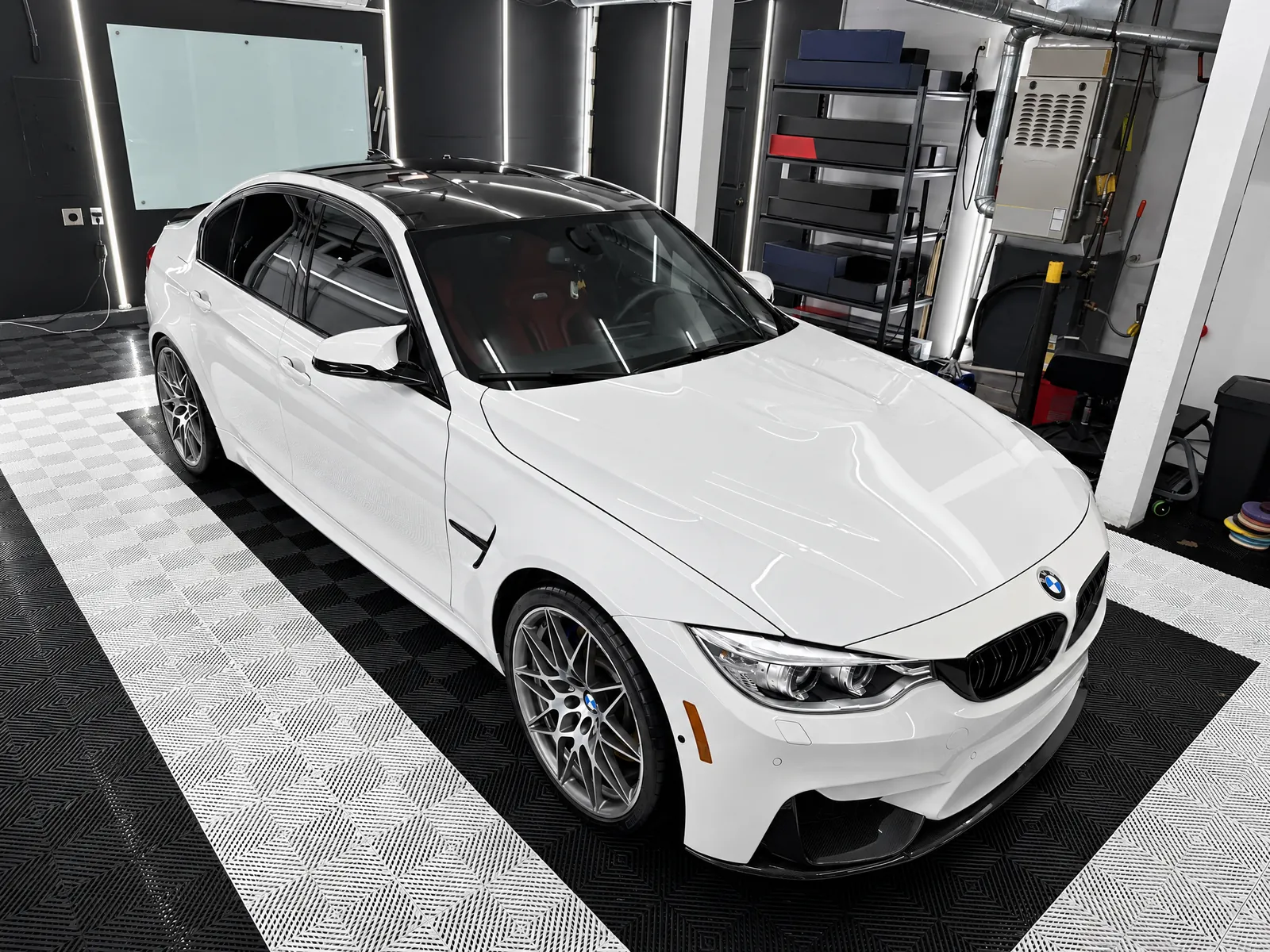 White BMW M3 at Complete Ceramic Coating in Auburn, WA